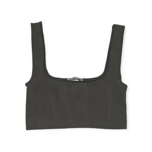 Zara Gray Crop Top